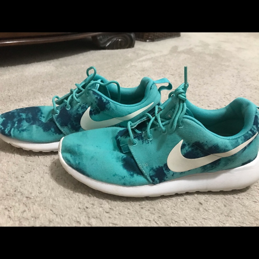 Nike Roshe Turquoise custom shoes